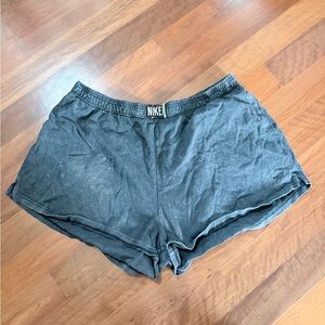 Nike Women's acid wash Black Shorts